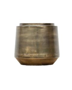 Indigo Pot Vintage Gold D46 H41