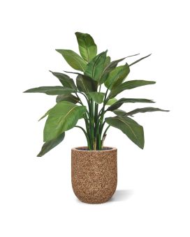 Planta artificial Strelitzia 95cm - verde