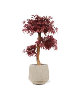 Árvore artificial Acer Bonsai 95cm - borgonha