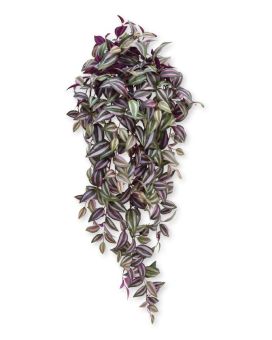 Tradescantia planta de enforcamento artificial 100cm - púrpura