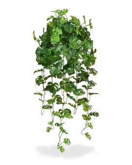 Monstera planta de enforcamento artificial 80 cm verde