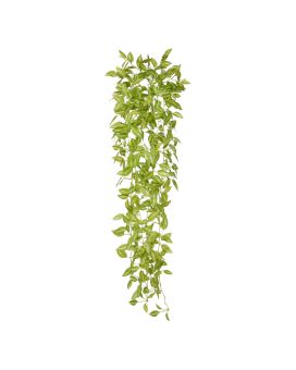 Tradescantia Planta suspensa artificial verde-variegada 90cm