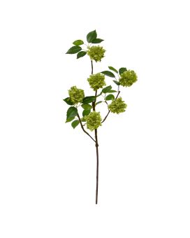 Flor artificial de Viburnum 56cm verde