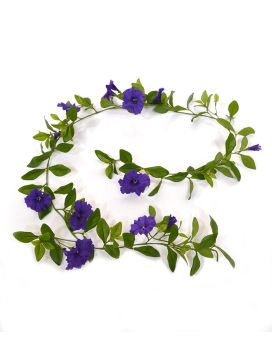 Petunia Garland Deluxe 180 cm roxo