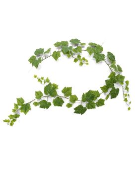 Grinalda artificial de uva 180 cm verde