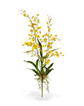 Oncidium deluxe Artificial Orchidium bouquet 80 cm amarelo