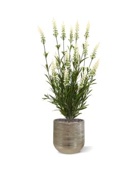 Bouquet Artificial de Lavanda 50 cm branco UV