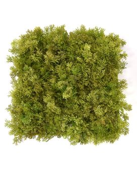 Tapete de musgo de rena artificial 25x25 cm verde-acastanhado