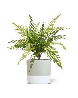 Planta artificial de feto do rio 45cm