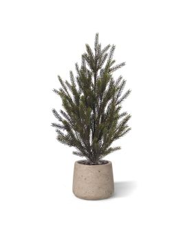 Árvore de Natal artificial de Picea 50 cm in vaso 12cm