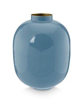 Pip Studio Vaso Metal Azul 32cm