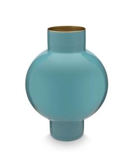 Pip Studio Vaso Metal Pequeno Verde Mar 18x24cm