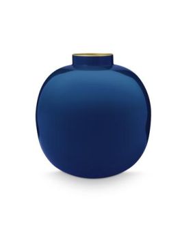 Pip Studio Vaso Metal Azul 23cm