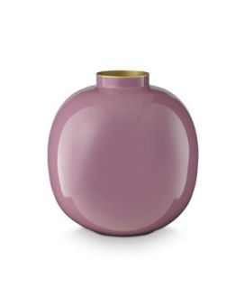 Pip Studio Vaso Metal Lilás 23cm