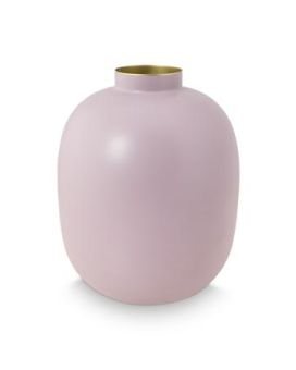 Pip Studio Vaso Metal Fosco Lilás 32cm