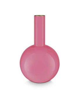 Pip Studio Vaso Metal Médio Rosa 19x33cm