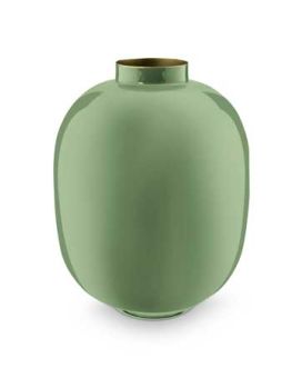 Pip Studio Vaso Metal Verde Médio 32cm