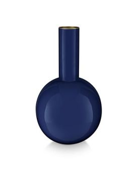 Pip Studio Vaso Metal Pequeno Azul Escuro 15x26cm