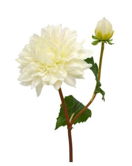 Dahlia ramo artificial 50 cm creme