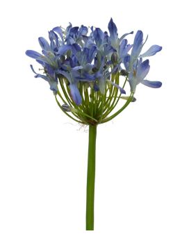 Agapanthus ramo artificial Deluxe lilás de 60 cm