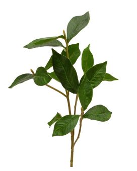 Gardénia Ramo de folha artificial 60 cm
