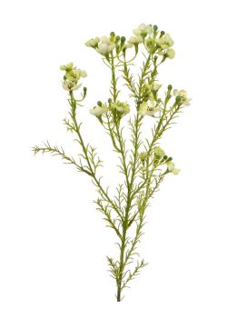 Ramo artificial de flor de cera 65 cm verde