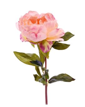 Peónia (Paeonia) flor artificial de luxo 55 cm rosa