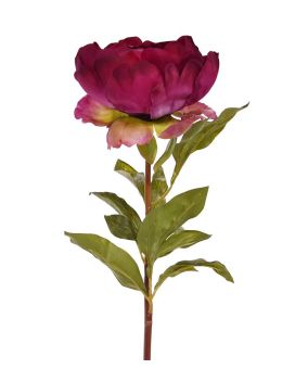 Peónia (Paeonia) flor artificial de luxo 55 cm cerise