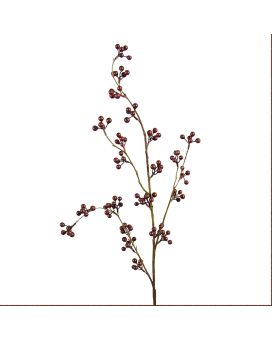 Branche artificial de bagas de luxo de 95 cm