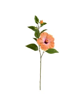 Ramo de Hibiscus 65cm - salmão
