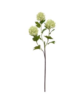 Flor artificial de Viburnum 65cm verde