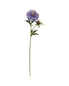 Scabiosa Flor Artificial 57cm Azul