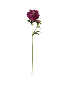 Scabiosa Flor Artificial 57cm Borgonha