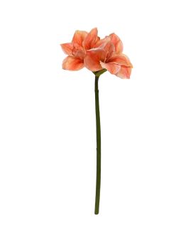 Amarilis Artificial 67cm Salmão