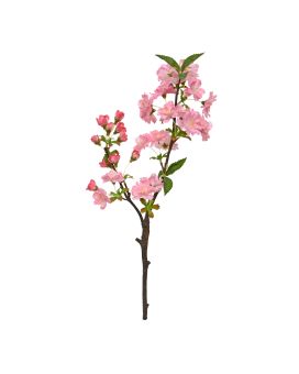 Flor de ameixoeira Ramo artificial 48cm Rosa