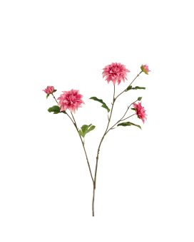 Ramo de Dahlia Deluxe Artificiais 78cm Rosa