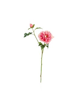 Ramo de Pivoine Artificiais 65cm Cerise