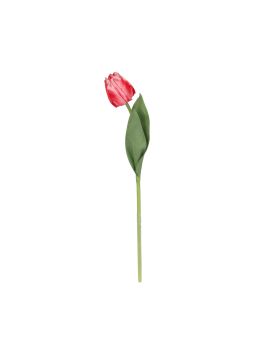 Ramo de Tulipe Artificiais 48cm Vermelha/Cerise