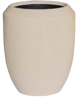 Baq Polystone Coated Plain Coppa Natural (com liner), 45x55cm