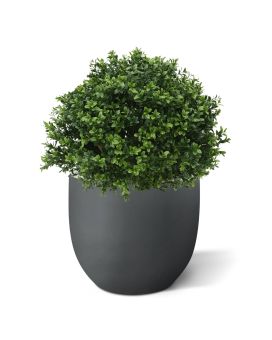 Lâmpada de madeira de caixa planta artificial de luxo 40cm