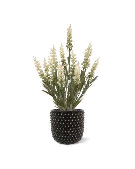 Planta artificiais de lavanda 30cm UV creme