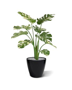 Planta artificial Monstera 95cm - verde/peles