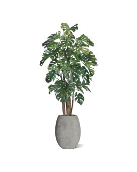 Monstera Árvore artificial gigante de luxo 210 cm