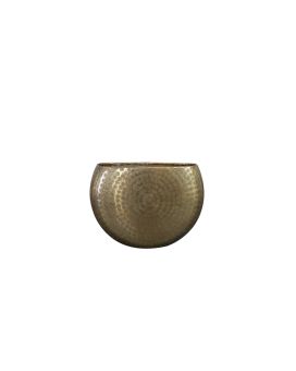 Floreira Nynke ouro D33x16 H24 Oval