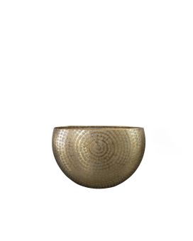 Floreira Nynke ouro D39x18 H26 Oval