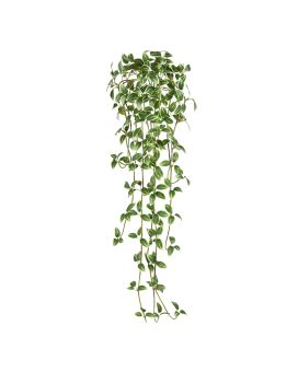 Planta suspensa artificial Tradescantia - 90cm - variegada