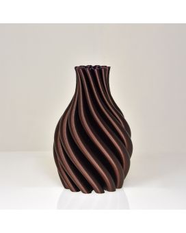 Iris 3D vaas 21x14cm Bronze Metallic