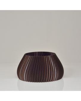 Jasmin 3D pot 9x17cm Bronze Metallic
