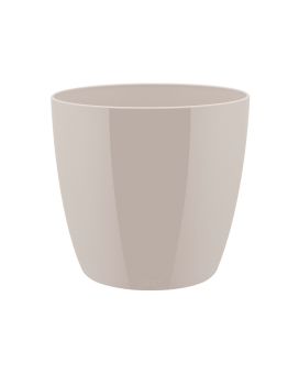 Diamante de Bruxelas redondo 14cm cinza quente