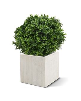 Lâmpada de madeira de caixa de luxo de planta artificial 50cm - resistente aos raios UV